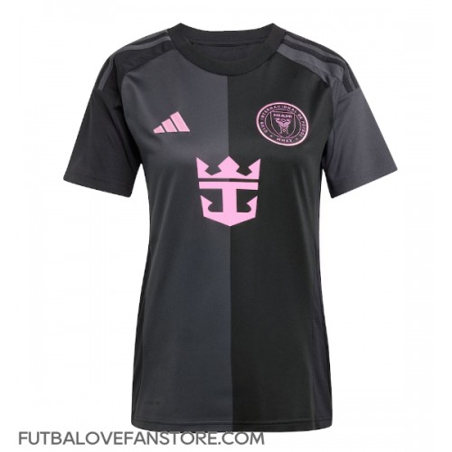 Inter Miami Luis Suarez #9 Vonkajší Ženy futbalový dres 2025-26 Krátky Rukáv Inter Miami Luis Suarez #9 Vonkajší Ženy futbalový dres 2025-26 Krátky Rukáv